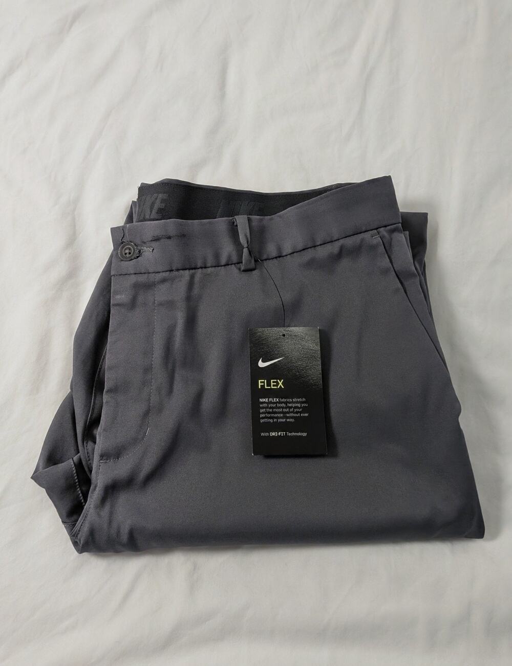 Nike Pants Mens 35x32 Golf Standard Fit Grey Dri-FIT Stretch Activewear